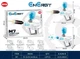 Дитячий акумуляторний водяний автомат з гідрогелевими кульками M7 Laser Water Bullet Gun White - зображення 9