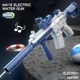 Детский электрический аккумуляторный водяной автомат с прицелом Water Gun M416 Blue - изображение 6