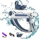 Детский электрический аккумуляторный водяной автомат с прицелом Water Space Gun Blue - изображение 1