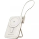 Батарея универсальная Choetech Magnetic Wireless 10000mAh 20W, PD, Qi-15W, USB-C In/Out, buid-in cabel, White (B735-CCWH) - изображение 1