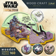 Puzzle Trefl Drewniane Star Wars The Mandalorian Mandalorianin - ponowne spotkanie 160 elementów (5900511201871) - obraz 3