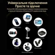 Смарт проектор Android 280 ANSI 1080P 4K підтримка Wi-Fi 6 Bluetooth Salange X5G портативний міні-проектор для дому і офісу домашній кінотеатр для фільмів і презентацій HDMI USB 360° поворот з висувним штативом - зображення 13