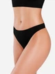Трусики танга женские Giulia String Shine Edge L/XL Черные (4823116931596) - изображение 2