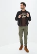 Мужская Футболка хлопковая длинная Airboss Star wings 2XL Brown (2000000001555_A) - изображение 5