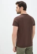 Мужская Футболка хлопковая длинная Airboss Star wings 2XL Brown (2000000001555_A) - изображение 6