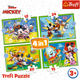 Пазлы 4 in 1 Trefl Mickey & friends Среди друзей 12+15+20+24 элемента (5900511346169) - изображение 6