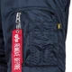 Бомбер Alpha Industries B-15 Slim Fit MJB45500C1 Синий S - изображение 3