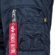 Бомбер Alpha Industries B-15 Slim Fit MJB45500C1 Синий S - изображение 11