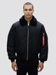 Бомбер мужской Alpha Industries B-15 2XL Черный (640631425836) - изображение 1