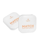 Хайлайтер запечений Bogenia Match Radiant Baked Highlighter (BG671) 002 Світло-бежевий - зображення 4