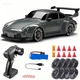 Машинка на радіокеруванні для дрифту Porsche 911 Сіра 1:24 20+ км/год 4WD, порше машинка на пульті керування - изображение 1