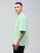 Футболка хлопковая оверсайз длинная мужская Ray Oversize U0104 Unisex M L-XL Light green (Ray2000000035635) - изображение 3