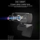 Веб-камера для компьютера KISONLI PC-2 1080P 5P со встроенным микрофоном Черный - изображение 4