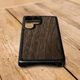 Кожаная накладка Stenk WoodBacker для Samsung Galaxy S25 Ultra Черный (78601) - изображение 4