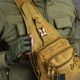 Нагрудный рюкзак Silver Knight 5л Oxford / Влагозащищенная сумка-слинг койот 30х17х7 см - изображение 4