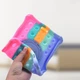 Детский силиконовый чехол Pop It с ручкой - подставкой для Samsung Galaxy Tab A9 Plus 11" SM-X210 SM-X216 (Фиолетовый) - изображение 7