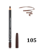 Водостойкий карандаш для глаз Flormar Waterproof Eyeliner 105 Warm Brown (Коричневый) - изображение 2