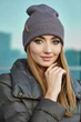 Шапка Braxton "Бостон", темная пудра (5122) - изображение 2
