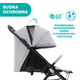 Прогулянкова коляска дитяча Chicco We Чорна (8058664139668) - зображення 3
