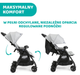 Wózek spacerowy podwójny dla bliźniaków Chicco OHlala Twin Black Night Czarny (8058664125456) - obraz 16