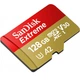 Карта пам'яті microSDXC (UHS-1 U3) SanDisk Extreme A2 128Gb class 10 V30 (R190MB/s,W90MB/s) (adapter SD) [ID: 2595037220] - изображение 2