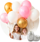 Butla z helem Ricokids 0.42 m³ z balonami i wstążką Pink (5903890626457) - obraz 4