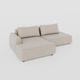 Кутовий диван VIHOME Cosmo 3 265х170 см Bonnel к.т. 1 Бежевий - зображення 4