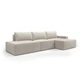 Угловой диван VIHOME Soft 2 350х160 см Bonnel к.т. 1 Бежевый - изображение 1