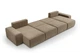 П-подібний диван VIHOME Pure 424х160 см Bonnel к.т. 1 Коричневий - зображення 5