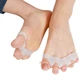 Силиконовый корректор разделитель пальцев ног Toe Relief комплект White - изображение 4