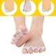 Силиконовый корректор разделитель пальцев ног Toe Relief комплект White - изображение 6