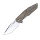 Ніж складний туристичний Ruike P138-W, (9 см) 14C28N/G10 бежевий - зображення 1