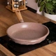 Алюминиевая сковорода 1,8 л, мраморное антипригарное покрытие, Ø 24 см, толстое дно, кофейный MGC HP-4-418CO - изображение 2