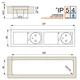 Розетковий блок ASA VERSAHIT Combi 2x220 IP54 білий RAL 9003 (060.25F.00027) - зображення 9