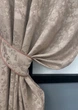 Комплект (2шт 1,3х1,7м) готовых штор лен мрамор, коллекция "Pavliani VO". Светло-пудровый. Код 1715ш 35-0341 - изображение 4