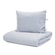 Комплект постільної білизни Homla Hoya King Size Підковдра 200 x 220 см + 2 наволочки 50 x 60 см у сині смужки (5904183880662) - зображення 2