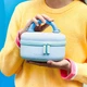 Сумка силіконова жіночий клатч на ремінці з водонепроникною сумочкою Fungoofun, повсякденна, блакитна - зображення 6