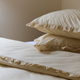 Комплект постільної білизни Homla Moises King Size Підковдра 200 x 220 см + 2 наволочки 70 x 80 см бавовняний Бежевий (5904183843735) - зображення 1