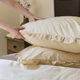 Комплект постільної білизни Homla Moises King Size Підковдра 200 x 220 см + 2 наволочки 70 x 80 см бавовняний Бежевий (5904183843735) - зображення 4