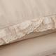 Комплект постільної білизни Homla Moises King Size Підковдра 200 x 220 см + 2 наволочки 70 x 80 см бавовняний Бежевий (5904183843735) - зображення 5