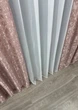 Комплект (2шт 1,5 х2, 75м) готових штор, льон мармур, колекція "Pavliani VO". Колір пудровий. Код 1716ш 33-0616 - зображення 9