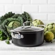 Каструля с крышкой GreenPan Barcelona Pro CC005334-001 24 см 4.9 л черная 5087587 - изображение 5