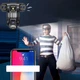 Уличная Wi-Fi камера видеонаблюдения SC28 с 3 объективами, 15 МП,поворотом,датчиком движения и ночным видением - изображение 5