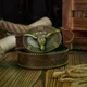 Чоловічий ремінь Western Cowboy 120 см з гравіюванням та пряжкою у вигляді бика, темно-коричневий, 160548_sh - зображення 1