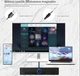 Колонка usb aux 3.5 jack E-1002 ведущая колонка для tv pc монитора - изображение 10