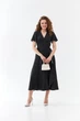 Плаття на запах з рукавом дзвін Wear me L Чорний (14_25_395-1_11599) - зображення 1