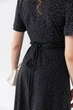 Плаття на запах з рукавом дзвін Wear me L Чорний (14_25_395-1_11599) - зображення 3