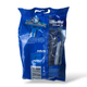 Одноразові бритви Gillette Blue3 Simple 8 шт чоловічі станки з 3 лезами, комфортне гоління - зображення 7