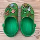 Дитячі крокси-сабо для хлопчика Crocs Unisex-Child Classic Minecraft Clog Clog (27/28, зелений) - изображение 15
