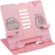 Подставка для книг Yes Pusheen с дополнительными фиксаторами металлическая розовая (470519) (5056574450180) - изображение 1